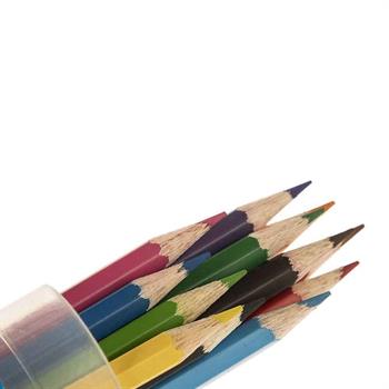 مداد رنگی  12رنگ استوانه ای آریا کد 3051