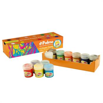 گواش   12رنگ پالمو 